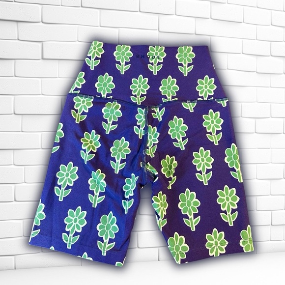 NWT RHODE ‘Naomi Bike Short’ in “Cobalt Floral” Size XS - Picture 7 of 8